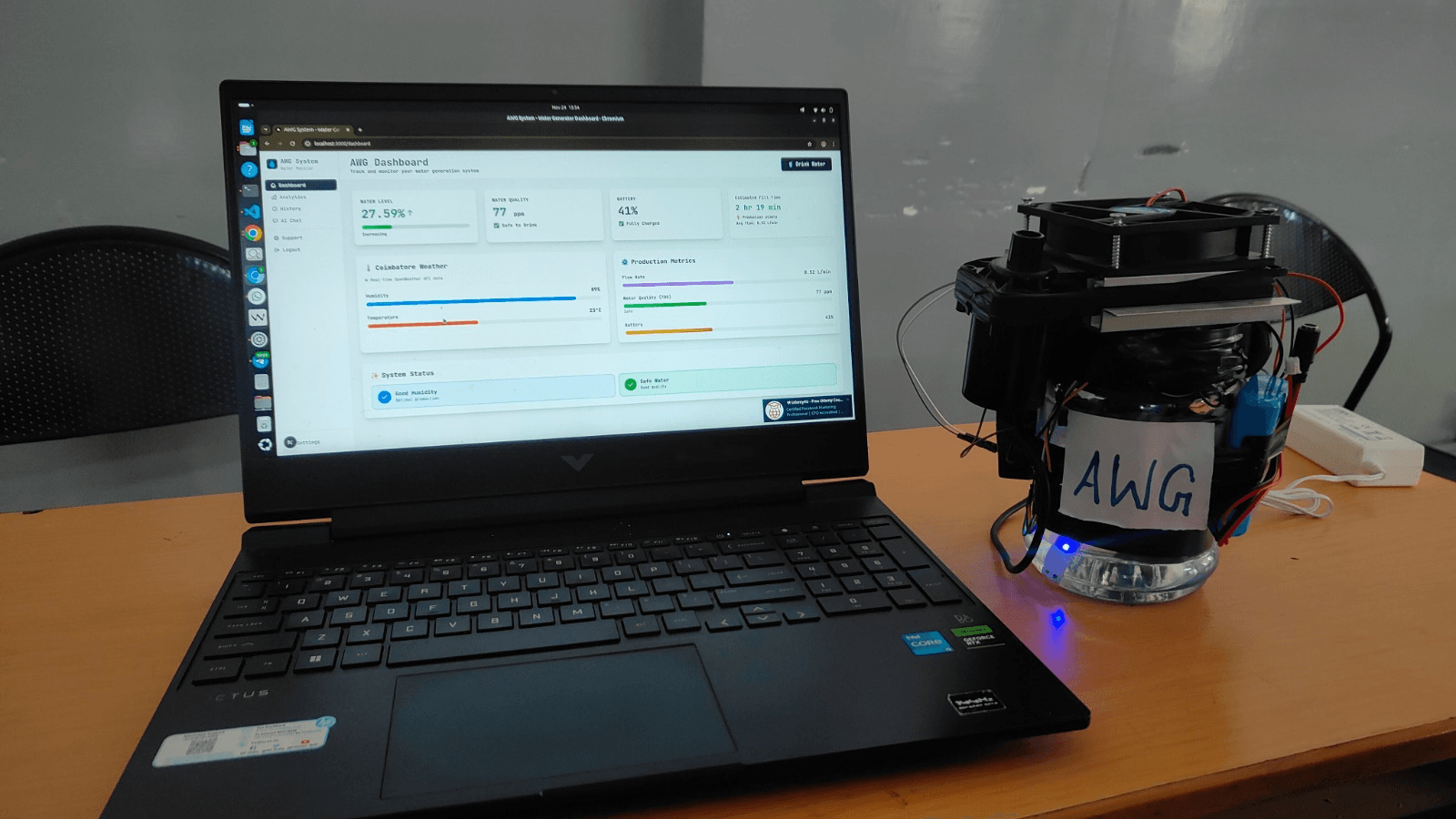 Atmospheric Water Generator (AWG)